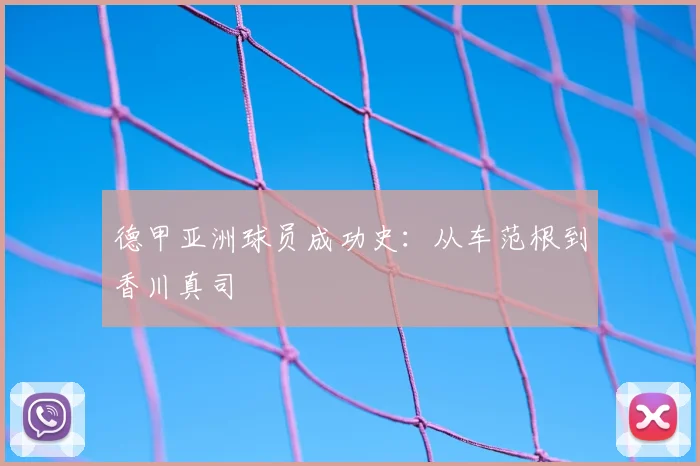 德甲亚洲球员成功史：从车范根到香川真司