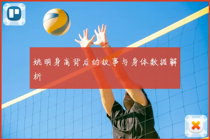 姚明身高背后的故事与身体数据解析